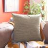 SAFAVIEH Home Collection Idalena Light Purple Cotton 18-inch Square Decorative Accent Throw Pillow with Insert(Brown)