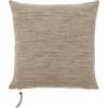 SAFAVIEH Home Collection Idalena Light Purple Cotton 18-inch Square Decorative Accent Throw Pillow with Insert(Brown)