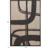 SAFAVIEH Home Collection Inky Freeway Modern Contemporary 24 x 36-inch Framed Wall Art Decor