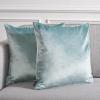 SAFAVIEH Home Collection Jovanni Purple Viscose 18-inch Square Pillow Set of 2 with Insert(Aqua)