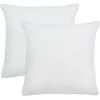 SAFAVIEH Home Collection Jovanni Purple Viscose 18-inch Square Pillow Set of 2 with Insert(Aqua)