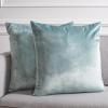SAFAVIEH Home Collection Jovanni Purple Viscose 18-inch Square Pillow Set of 2 with Insert(Aqua)