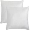 SAFAVIEH Home Collection Jovanni Purple Viscose 18-inch Square Pillow Set of 2 with Insert(Ivory)
