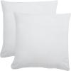SAFAVIEH Home Collection Jovanni Purple Viscose 18-inch Square Pillow Set of 2 with Insert(Ivory)