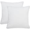 SAFAVIEH Home Collection Jovanni Purple Viscose 18-inch Square Pillow Set of 2 with Insert(Lavender)