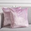 SAFAVIEH Home Collection Jovanni Purple Viscose 18-inch Square Pillow Set of 2 with Insert(Lavender)