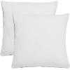 SAFAVIEH Home Collection Jovanni Purple Viscose 18-inch Square Pillow Set of 2 with Insert(Navy)