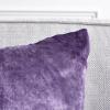 SAFAVIEH Home Collection Jovanni Purple Viscose 18-inch Square Pillow Set of 2 with Insert(Purple)