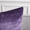 SAFAVIEH Home Collection Jovanni Purple Viscose 18-inch Square Pillow Set of 2 with Insert(Purple)