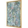 SAFAVIEH Home Collection Lasting Impression Sky Blue/Spring Green 16 x 20-inch Abstract Framed Wall Art for Bedroom, Living Room, Foyer, Dining Area, Entryway