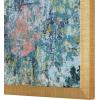 SAFAVIEH Home Collection Lasting Impression Sky Blue/Spring Green 16 x 20-inch Abstract Framed Wall Art for Bedroom, Living Room, Foyer, Dining Area, Entryway