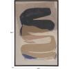 SAFAVIEH Home Collection Lazy River Modern Contemporary 24 x 36-inch Framed Wall Art Decor