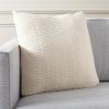 SAFAVIEH Home Collection Mari Ivory 18-inch Square Decorative Accent Throw Pillow with Insert(Ivory)