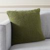 SAFAVIEH Home Collection Mari Ivory 18-inch Square Decorative Accent Throw Pillow with Insert(Moss Green)