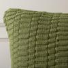 SAFAVIEH Home Collection Mari Ivory 18-inch Square Decorative Accent Throw Pillow with Insert(Moss Green)