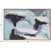 SAFAVIEH Home Collection Offshore Mists 36 x 24 Framed Linen Canvas Wall Art Decor, Ideal for Living Room, Bedroom, Foyer, Entryway