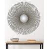 SAFAVIEH Home Collection Orbit The Sun Mirror, Natural
