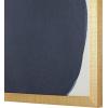 SAFAVIEH Home Collection Primary Objective Denim Blue/Red/Gold 18 x 24-inch Modern Abstract Framed Wall Art for Bedroom, Living Room, Foyer, Dining Area, Entryway