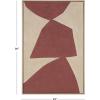 SAFAVIEH Home Collection Red Rocks Modern Contemporary 24 x 36-inch Framed Wall Art Decor