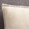 SAFAVIEH Home Collection Rhea Cream/Black 12 x 20-inch Decorative Accent Throw Pillow with Insert(Cream/Black)