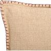 SAFAVIEH Home Collection Rhea Cream/Black 12 x 20-inch Decorative Accent Throw Pillow with Insert(Natural/Brown)