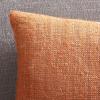 SAFAVIEH Home Collection Rowe Cream 12 x 20-inch Decorative Accent Throw Pillow with Insert(Rust)