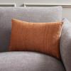 SAFAVIEH Home Collection Rowe Cream 12 x 20-inch Decorative Accent Throw Pillow with Insert(Rust)