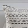 SAFAVIEH Home Collection Samira Boho Tribal Beige/Black Chenille 21-inch Square Decorative Accent Throw Pillow with Insert (Set of 2)(Beige/Black)