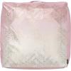 SAFAVIEH Home Collection Sarla Navy/Silver 26-inch Round Floor Pillow with Insert for Living Room Meditation Sofa Extra Seating(Pink/Gold)
