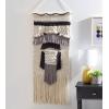 SAFAVIEH Home Collection Sedona Hidalgo Boho Tribal Ivory/Grey Wool Woven Tapestry Hanging Wall Art