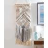 SAFAVIEH Home Collection Sedona Tahoe Boho Tribal Ivory/Grey Wool Woven Tapestry Hanging Wall Art
