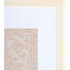 SAFAVIEH Home Collection Stenquist Gold/Beige 18-inch Square Boho Wood Framed Textile Wall Art for Bedroom, Living Room, Foyer, Dining Area, Entryway