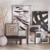 SAFAVIEH Home Collection Stonebridge Modern Contemporary 24 x 24-inch Framed Wall Art Decor
