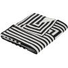 SAFAVIEH Home Collection Ziggy Black/Ivory Cotton 50 x 60 Decorative Accent Throw Blanket