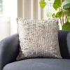 SAFAVIEH Home Elysia Silver Glam 18-inch Decorative Pillow Pillow