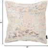SAFAVIEH Home Elysia Silver Glam 18-inch Decorative Pillow Pillow