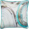 SAFAVIEH Home Jerri Silver Rectangle 36-inch High Standing Shelf Mirror, Teal