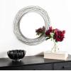 SAFAVIEH Home Nixie Black Round 29-inch Decorative Accent Mirror