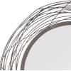 SAFAVIEH Home Nixie Black Round 29-inch Decorative Accent Mirror