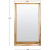 SAFAVIEH Home Resa Gold Foil Rectangle 32-inch High Decorative Accent Mirror