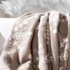 SAFAVIEH Home Rustic Snowflake Stone and Natural Throw Blanket, 50″ x 60″