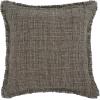 SAFAVIEH Inara 20×20 Pillow, Black/Natural