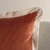 SAFAVIEH Jordy, 18 X 18, Olive/Natural, Cotton Throw Pillow(Burnt Orange/Natural)