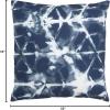 SAFAVIEH Maven 18-inch Navy and White Indoor/Outdoor Decorative Throw Pillow