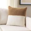 SAFAVIEH Parker Pillow, Camel/Ivory(Camel/Ivory)