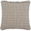 SAFAVIEH RAIE 20×20 Pillow, 20.0 x 20.0 x 5.0 inches, Natural/Black