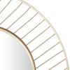 Safavieh 32.9-Inch Round Fonna Wall Mirror, Gold