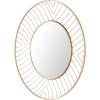 Safavieh 32.9-Inch Round Fonna Wall Mirror, Gold