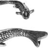 Safavieh Home Collection Antiqued Nickel Koi Fish Wall Décor(Antique / Silver)
