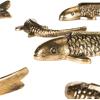 Safavieh Home Collection Antiqued Nickel Koi Fish Wall Décor(Antique Gold)
